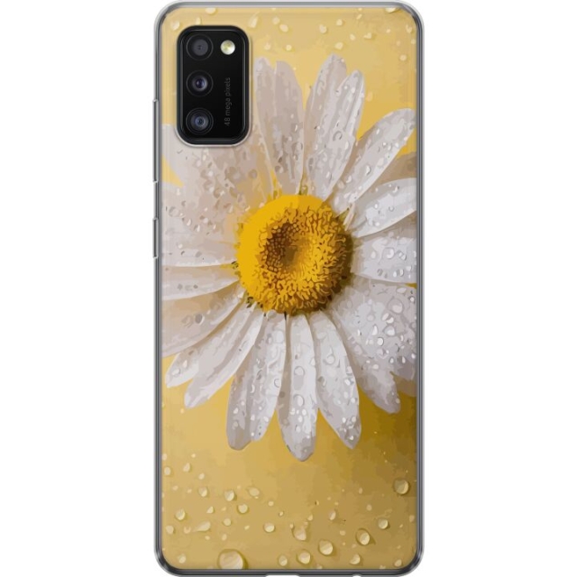 Mobiele hoes voor Samsung Galaxy A41 met Porseleinbloem ontwerp