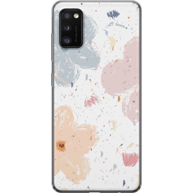 Mobiele hoes voor Samsung Galaxy A41 met Bloemen ontwerp