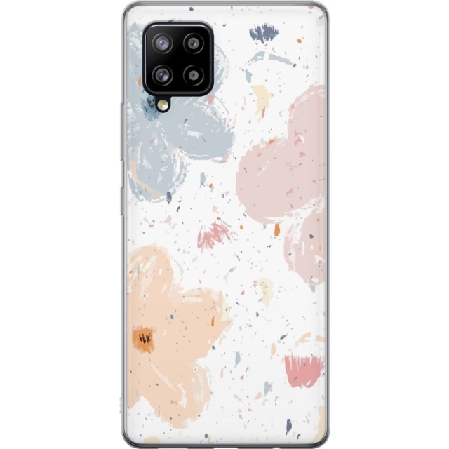 Mobiele hoes voor Samsung Galaxy A42 5G met Bloemen ontwerp