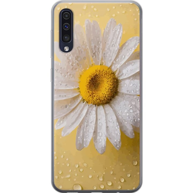 Mobiele hoes voor Samsung Galaxy A50 met Porseleinbloem ontwerp