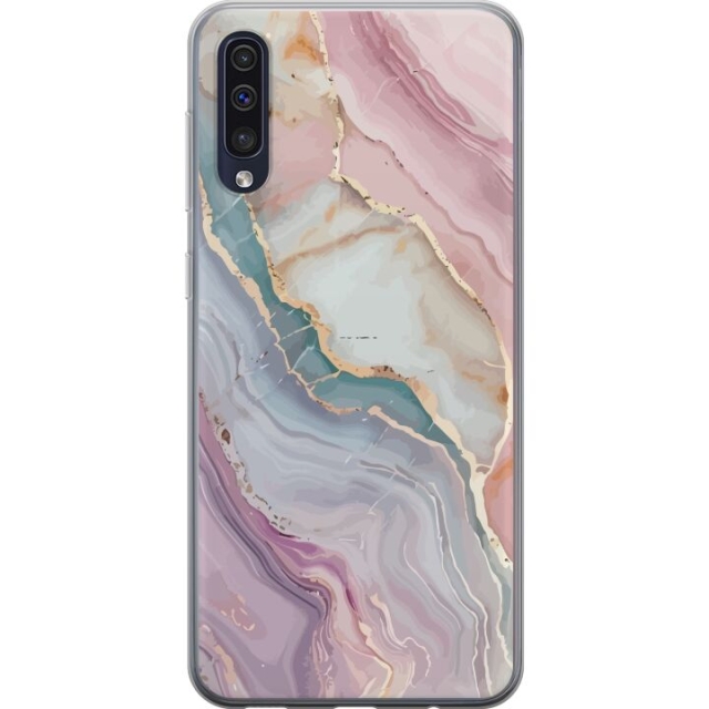 Mobiele hoes voor Samsung Galaxy A50 met Marmer ontwerp