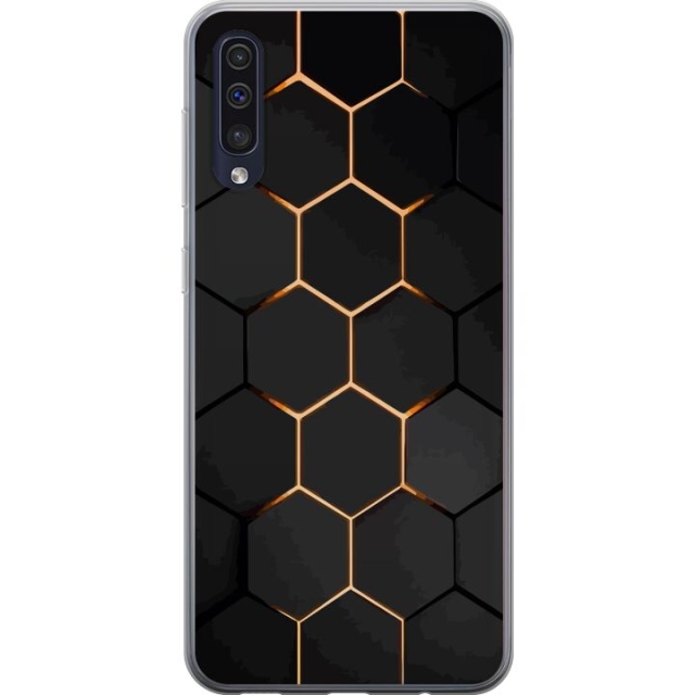 Mobiele hoes voor Samsung Galaxy A50 met Luxe Patroon ontwerp