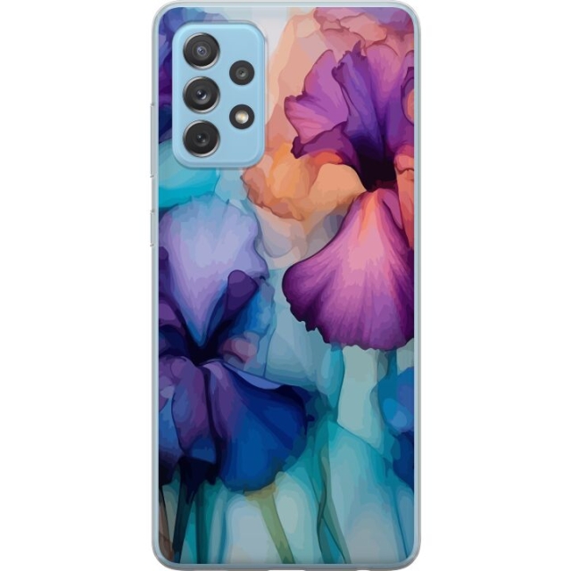 Mobiele hoes voor Samsung Galaxy A52 5G met Magische bloemen ontwerp