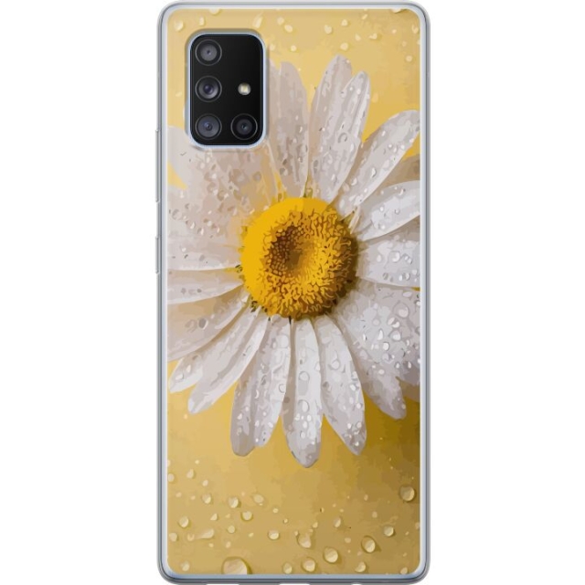 Mobiele hoes voor Samsung Galaxy A71 5G met Porseleinbloem ontwerp