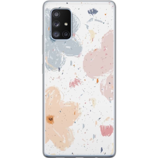 Mobiele hoes voor Samsung Galaxy A71 5G met Bloemen ontwerp