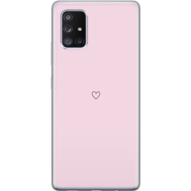 Mobiele hoes voor Samsung Galaxy A71 5G met Hart ontwerp