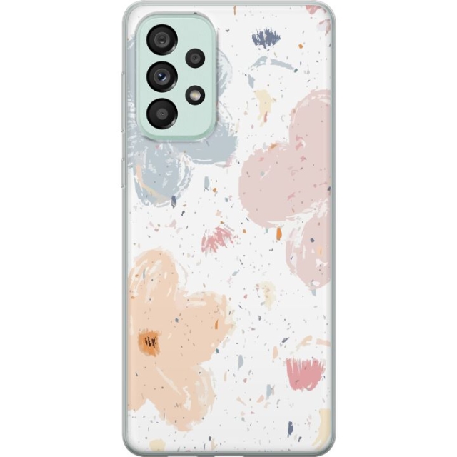 Mobiele hoes voor Samsung Galaxy A73 5G met Bloemen ontwerp