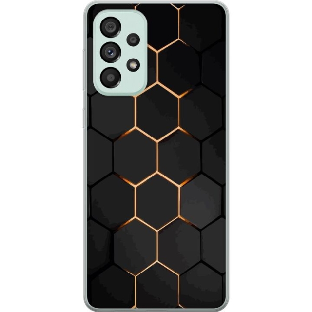 Mobiele hoes voor Samsung Galaxy A73 5G met Luxe Patroon ontwerp