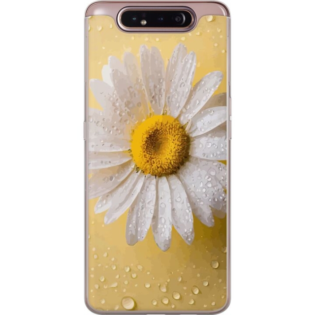 Mobiele hoes voor Samsung Galaxy A80 met Porseleinbloem ontwerp