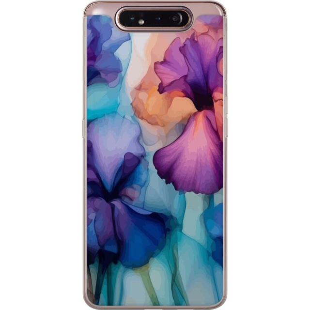 Mobiele hoes voor Samsung Galaxy A80 met Magische bloemen ontwerp