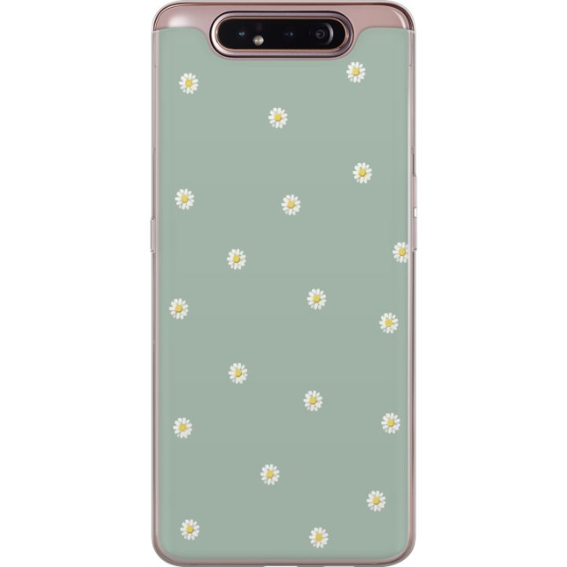 Mobiele hoes voor Samsung Galaxy A80 met Priesterkragen ontwerp