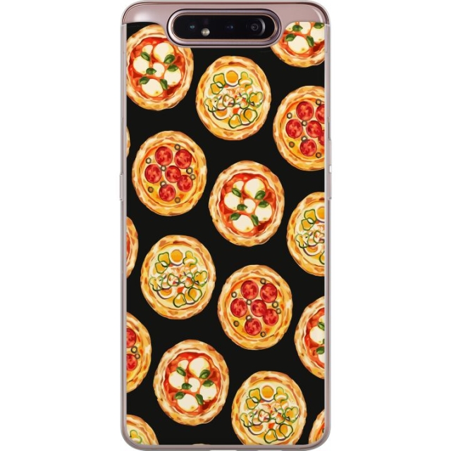 Mobiele hoes voor Samsung Galaxy A80 met Pizza ontwerp