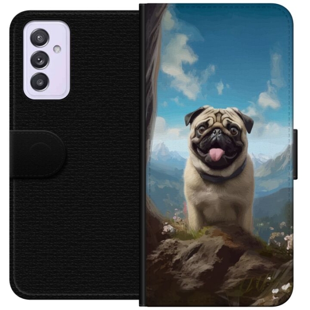 Portemonnee-hoesje voor Samsung Galaxy A82 5G met Blije Hond ontwerp