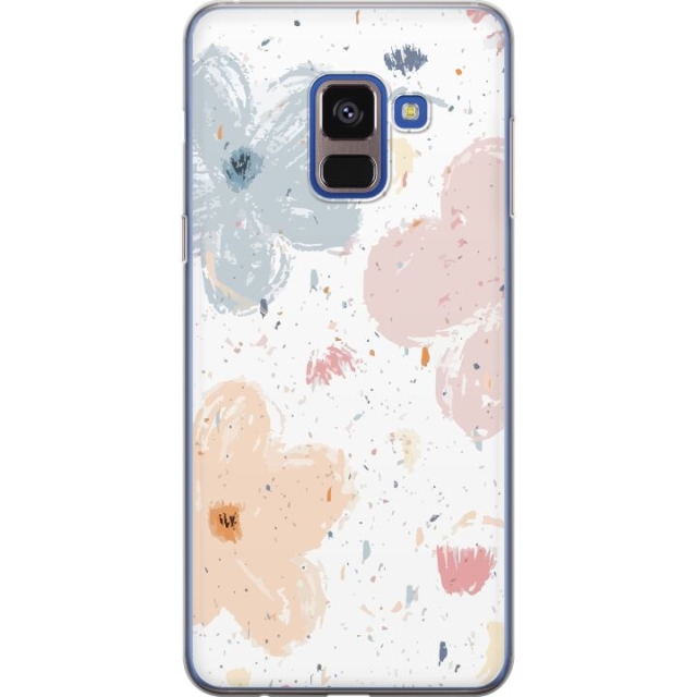 Mobiele hoes voor Samsung Galaxy A8 (2018) met Bloemen ontwerp