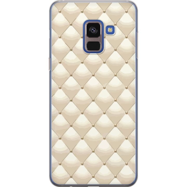 Mobiele hoes voor Samsung Galaxy A8 (2018) met Goudglans ontwerp
