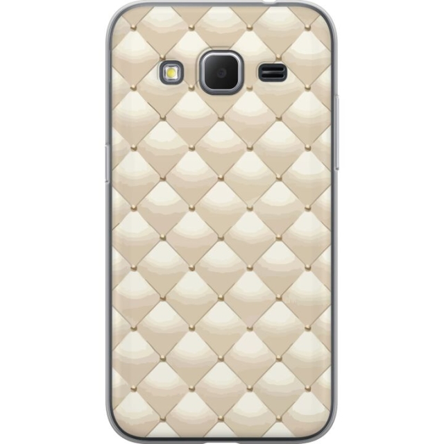 Mobiele hoes voor Samsung Galaxy Core Prime met Goudglans ontwerp