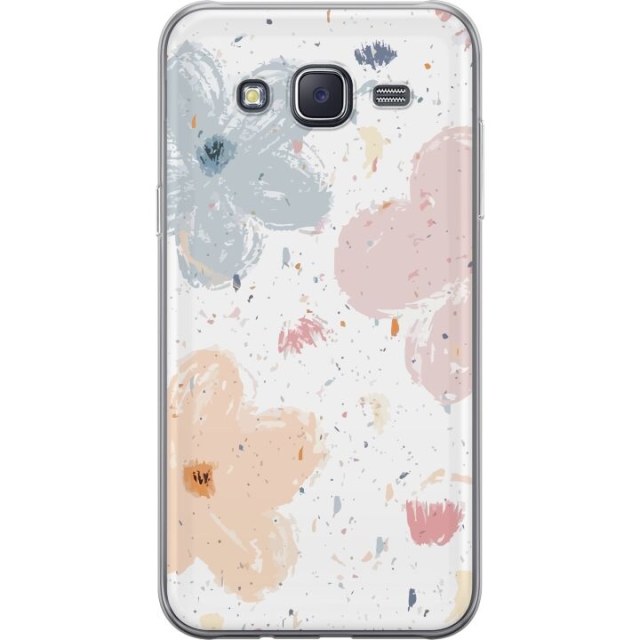 Mobiele hoes voor Samsung Galaxy J5 met Bloemen ontwerp