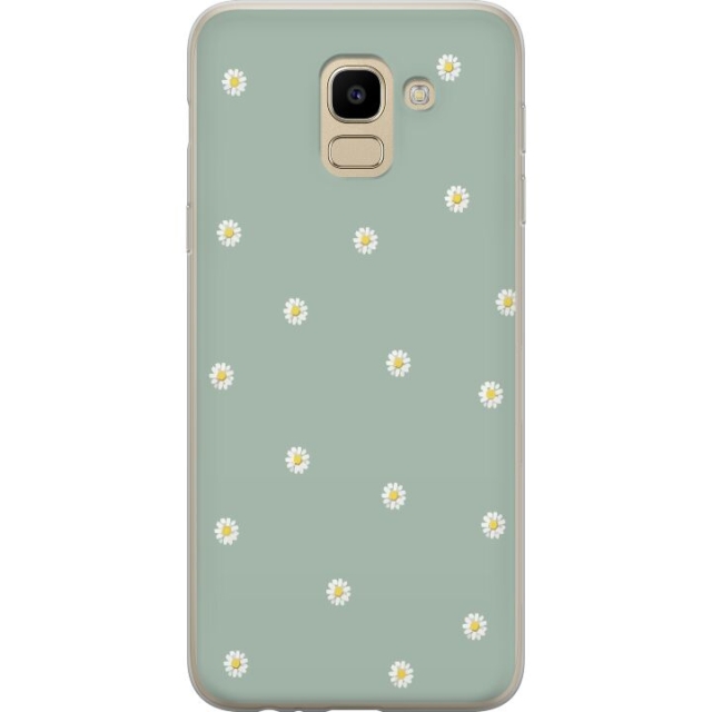 Mobiele hoes voor Samsung Galaxy J6 met Priesterkragen ontwerp