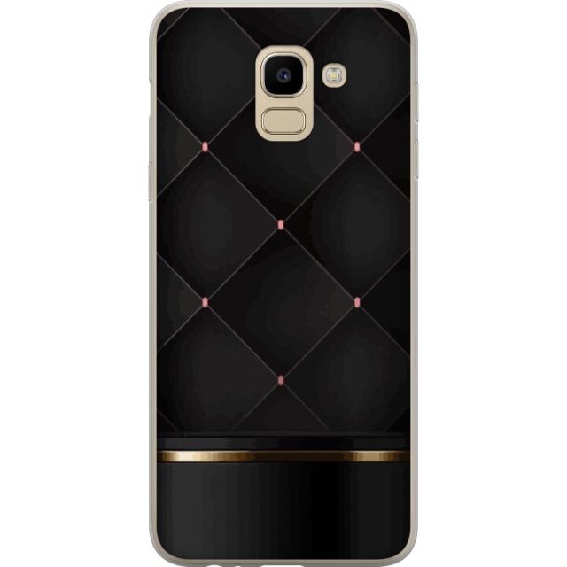 Mobiele hoes voor Samsung Galaxy J6 met Luxe lijn ontwerp