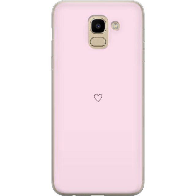 Mobiele hoes voor Samsung Galaxy J6 met Hart ontwerp