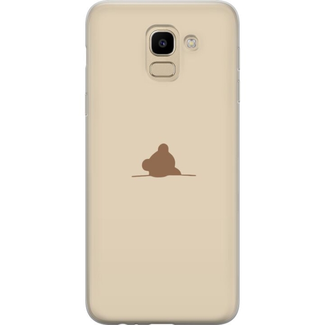 Mobiele hoes voor Samsung Galaxy J6 met Nalle ontwerp