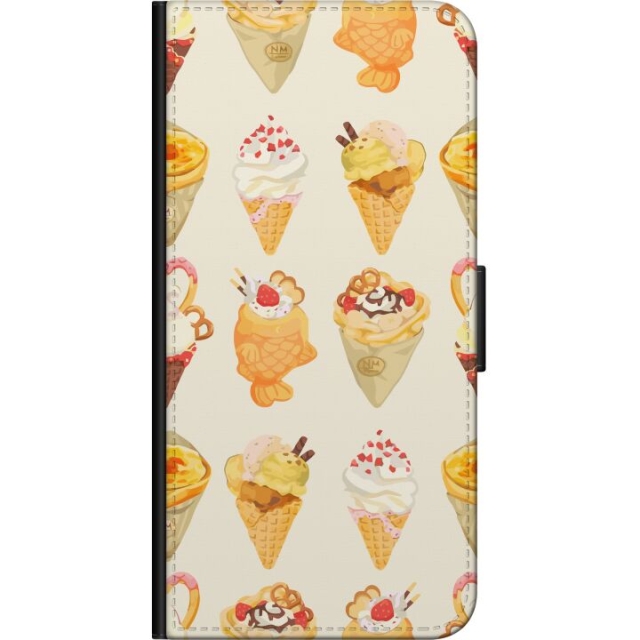 Portemonnee-hoesje voor Samsung Galaxy Note10 Lite met Glasachtig ontwerp