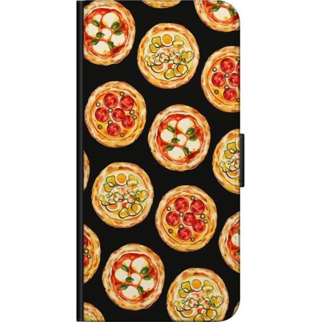 Portemonnee-hoesje voor Samsung Galaxy Note10 Lite met Pizza ontwerp