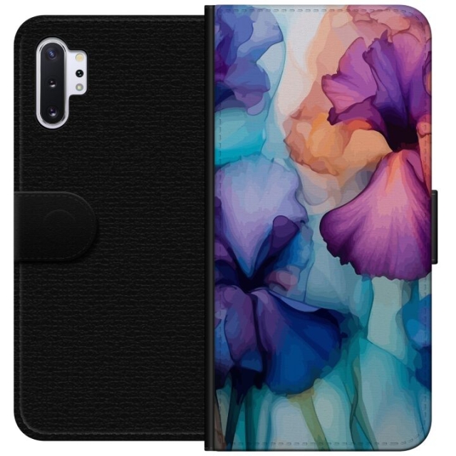 Portemonnee-hoesje voor Samsung Galaxy Note10+ met Magische bloemen ontwerp