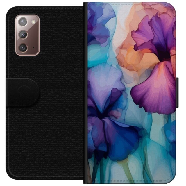 Portemonnee-hoesje voor Samsung Galaxy Note20 met Magische bloemen ontwerp