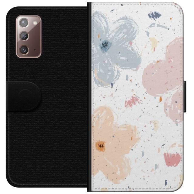 Portemonnee-hoesje voor Samsung Galaxy Note20 met Bloemen ontwerp