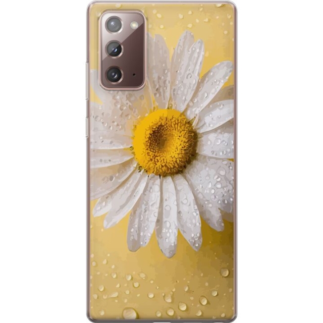 Mobiele hoes voor Samsung Galaxy Note20 met Porseleinbloem ontwerp
