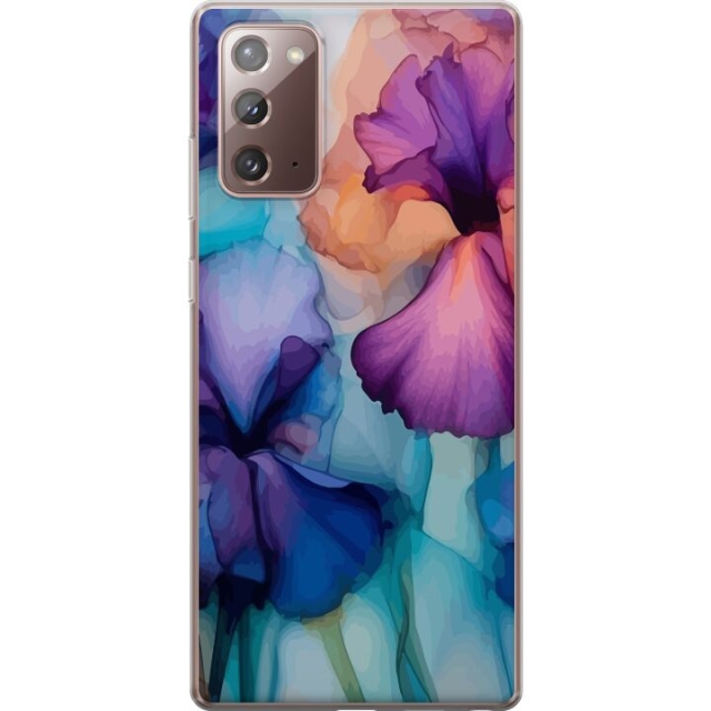 Mobiele hoes voor Samsung Galaxy Note20 met Magische bloemen ontwerp