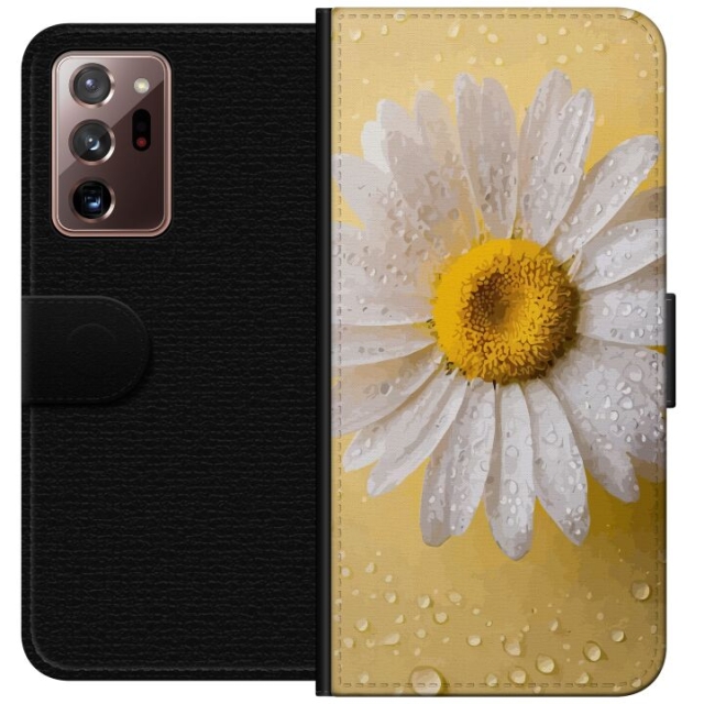 Portemonnee-hoesje voor Samsung Galaxy Note20 Ultra met Porseleinbloem ontwerp