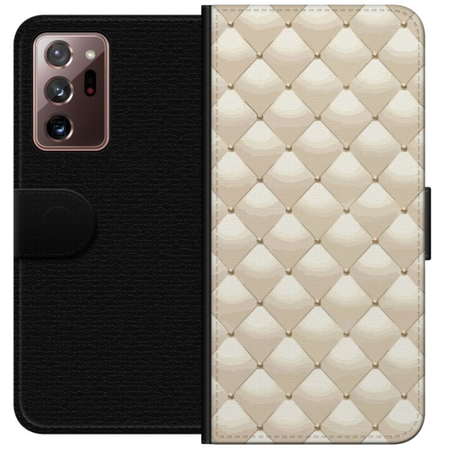 Portemonnee-hoesje voor Samsung Galaxy Note20 Ultra met Goudglans ontwerp