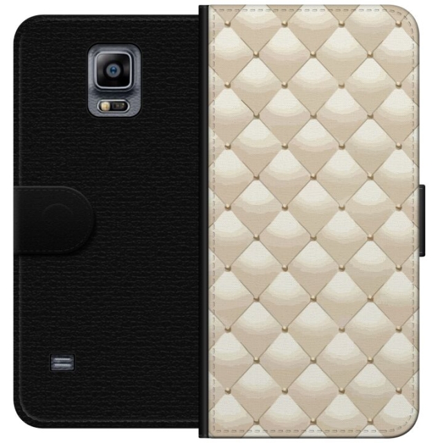 Portemonnee-hoesje voor Samsung Galaxy Note 4 met Goudglans ontwerp