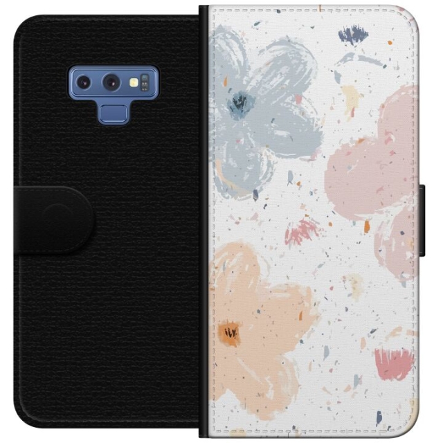 Portemonnee-hoesje voor Samsung Galaxy Note9 met Bloemen ontwerp