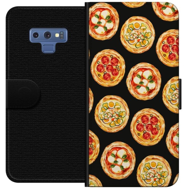 Portemonnee-hoesje voor Samsung Galaxy Note9 met Pizza ontwerp