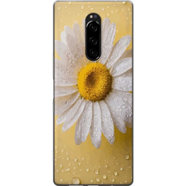 Mobiele hoes voor Sony Xperia 1 met Porseleinbloem ontwerp