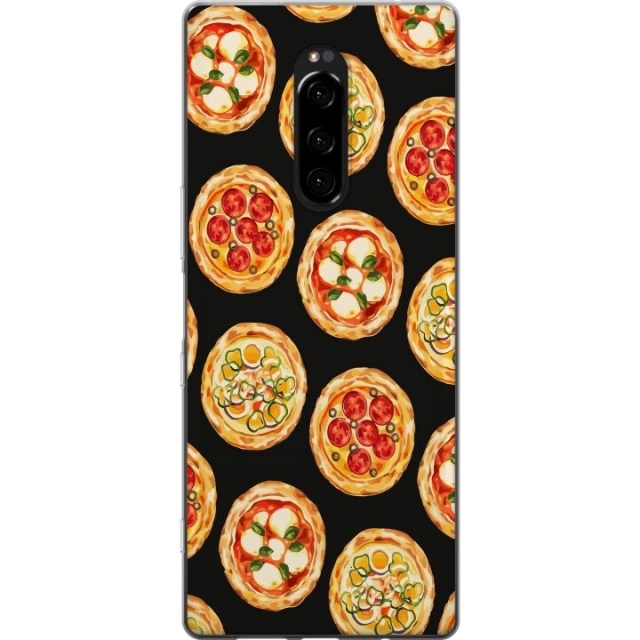 Mobiele hoes voor Sony Xperia 1 met Pizza ontwerp