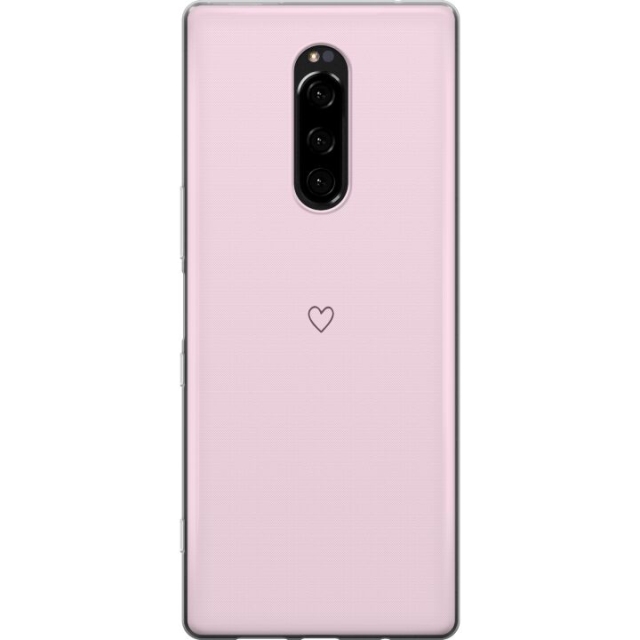 Mobiele hoes voor Sony Xperia 1 met Hart ontwerp