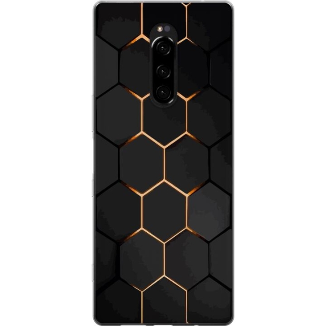 Mobiele hoes voor Sony Xperia 1 met Luxe Patroon ontwerp