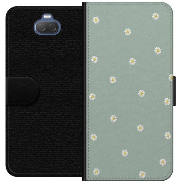 Portemonnee-hoesje voor Sony Xperia 10 met Priesterkragen ontwerp
