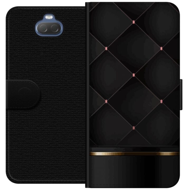 Portemonnee-hoesje voor Sony Xperia 10 met Luxe lijn ontwerp