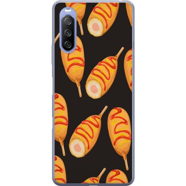 Mobiele hoes voor Sony Xperia 10 III Lite met Kippenpoot ontwerp