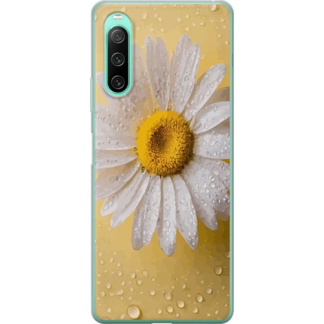 Mobiele hoes voor Sony Xperia 10 IV met Porseleinbloem ontwerp