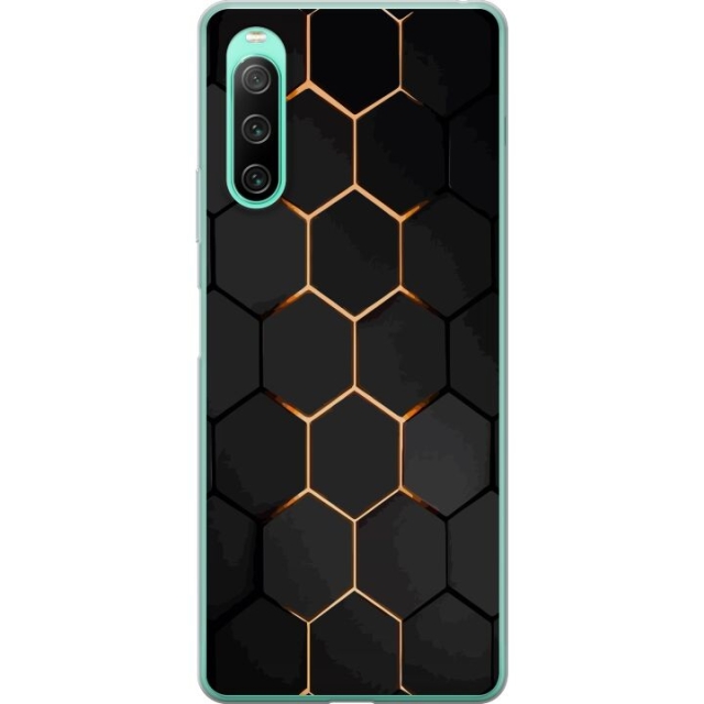 Mobiele hoes voor Sony Xperia 10 IV met Luxe Patroon ontwerp