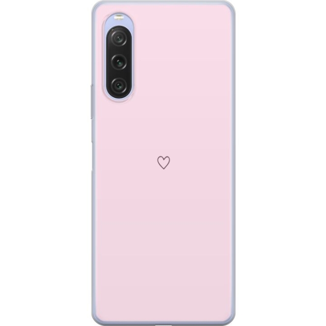 Mobiele hoes voor Sony Xperia 10 V met Hart ontwerp