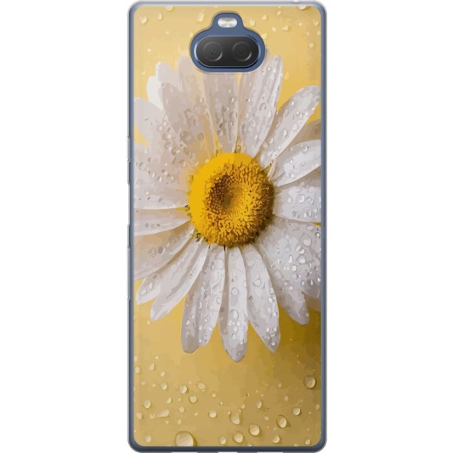Mobiele hoes voor Sony Xperia 10 Plus met Porseleinbloem ontwerp
