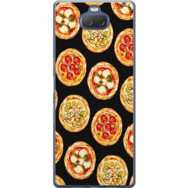 Mobiele hoes voor Sony Xperia 10 Plus met Pizza ontwerp