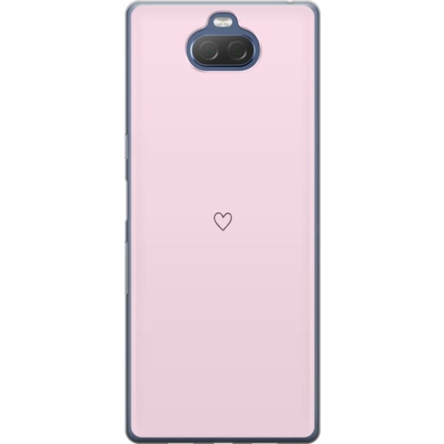 Mobiele hoes voor Sony Xperia 10 Plus met Hart ontwerp